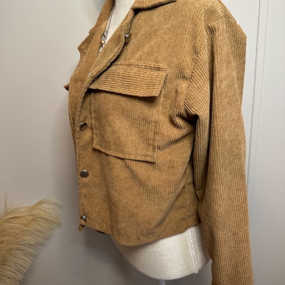 Corduroy Button Jacket - Picture 4 of 5